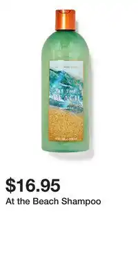 Bath & Body Works At the Beach Shampoo offer