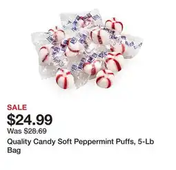 Office Depot Quality Candy Soft Peppermint Puffs, 5-Lb Bag offer