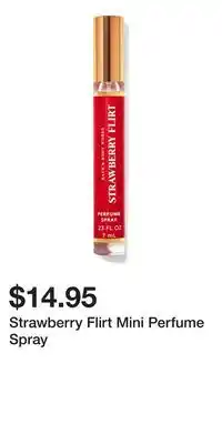 Bath & Body Works Strawberry Flirt Mini Perfume Spray offer