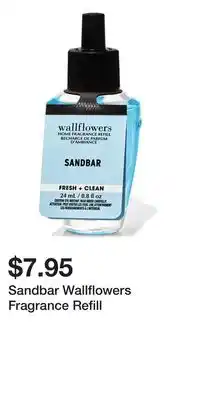 Bath & Body Works Sandbar Wallflowers Fragrance Refill offer