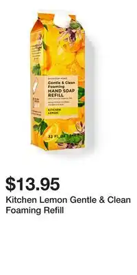 Bath & Body Works Kitchen Lemon Gentle & Clean Foaming Refill offer