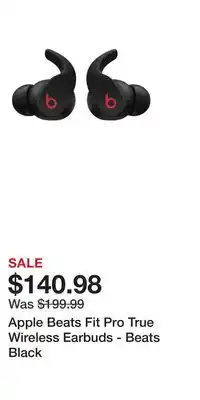 Game Stop Apple Beats Fit Pro True Wireless Earbuds - Beats Black offer