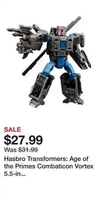 Game Stop Hasbro Transformers: Age of the Primes Combaticon Vortex 5.5-in Action Figure offer