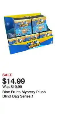 Game Stop Blox Fruits Mystery Plush Blind Bag Series 1 offer