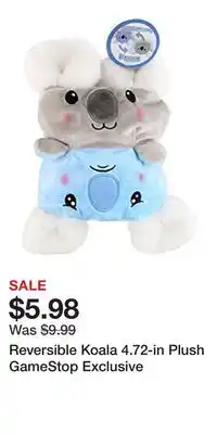 Game Stop Reversible Koala 4.72-in Plush GameStop Exclusive offer
