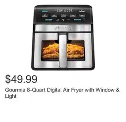 Costco Gourmia 8-Quart Digital Air Fryer with Window & Light offer