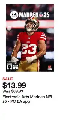 Game Stop Electronic Arts Madden NFL 25 - PC EA app offer