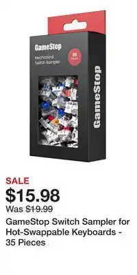 Game Stop GameStop Switch Sampler for Hot-Swappable Keyboards - 35 Pieces offer