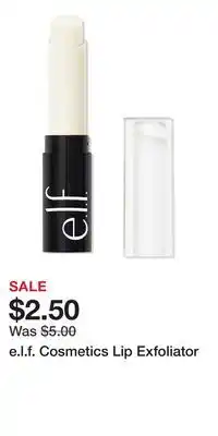 Ulta Beauty e.l.f. Cosmetics Lip Exfoliator offer