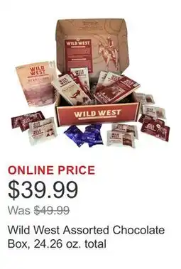Costco Wild West Assorted Chocolate Box, 24.26 oz. total offer