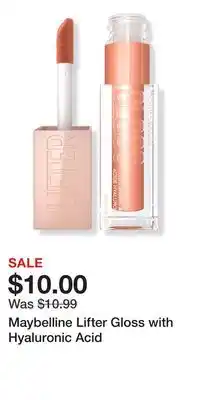 Ulta Beauty Maybelline Lifter Gloss with Hyaluronic Acid offer