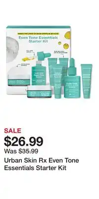 Ulta Beauty Urban Skin Rx Even Tone Essentials Starter Kit offer