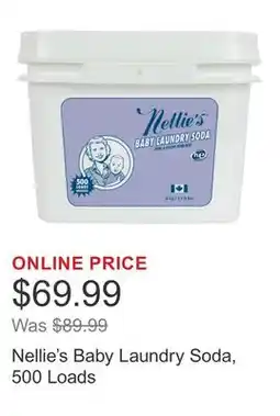 Costco Nellie's Baby Laundry Soda, 500 Loads offer