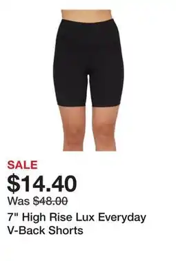 Belk 7 High Rise Lux Everyday V-Back Shorts offer