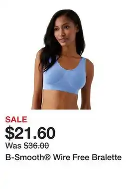 Belk B-Smooth Wire Free Bralette offer
