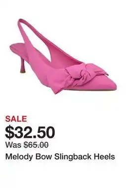 Belk Melody Bow Slingback Heels offer