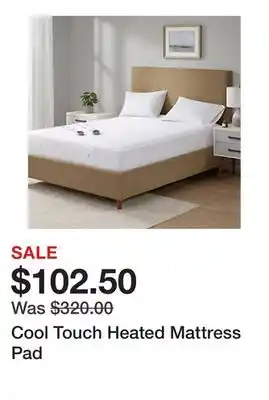 Belk Cool Touch Heated Mattress Pad offer