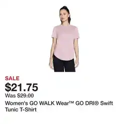 Belk Women's GO WALK Wear GO DRI Swift Tunic T-Shirt offer
