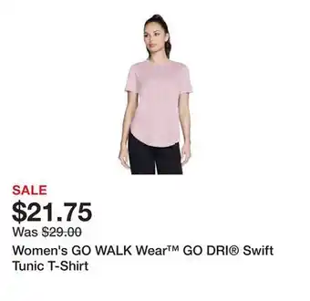 Belk Women's GO WALK Wear GO DRI Swift Tunic T-Shirt offer