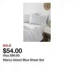 Belk Marco Island Blue Sheet Set offer