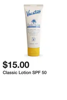 Belk Classic Lotion SPF 50 offer