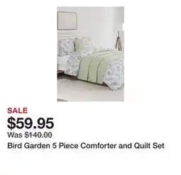 Belk Bird Garden 5 Piece Comforter and Quilt Set offer