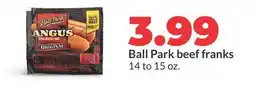 Hy-Vee Ball Park Beef franks offer