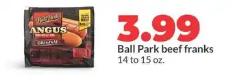 Hy-Vee Ball Park Beef franks offer