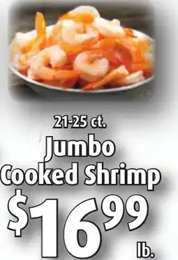 Gristedes Jumbo cooked shrimp offer