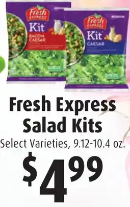Gristedes Fresh express salad kits offer