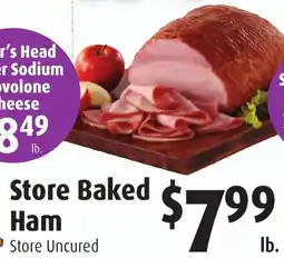 Gristedes Store baked ham offer
