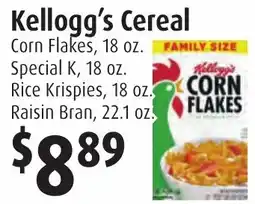 Gristedes Kellogg's cereal offer