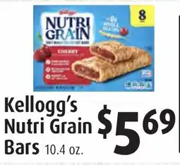 Gristedes Kellogg's nutri grain bars offer