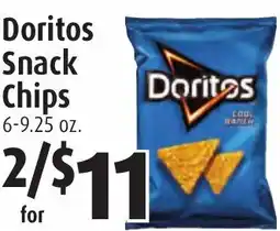 Gristedes Doritos snack chips offer