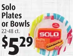 Gristedes Solo plates or bowls offer