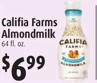 Gristedes Califia farms almondmilk offer