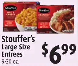 Gristedes Stouffer's large size entrees offer