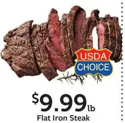 Fareway Flat iron steak offer