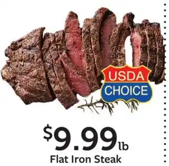 Fareway Flat iron steak offer