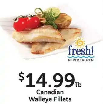Fareway Canadian walleye fillets offer