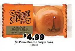 Fareway St. pierre brioche burger buns offer