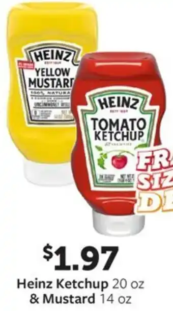 Fareway Heinz ketchup & mustard offer