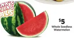 Fareway Whole seedless watermelon offer
