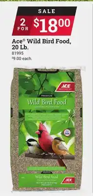 Ace Hardware Ace Wild Bird Food, 20 Lb offer