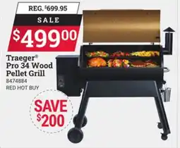 Ace Hardware Traeger Pro 34 Wood Pellet Grill offer