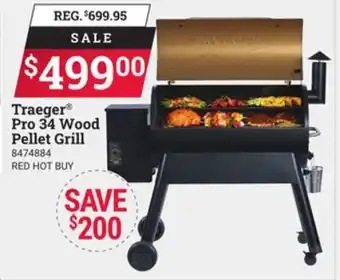 Ace Hardware Traeger Pro 34 Wood Pellet Grill offer