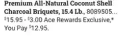 Ace Hardware Premium All-Natural Coconut Shell Charcoal Briquets offer