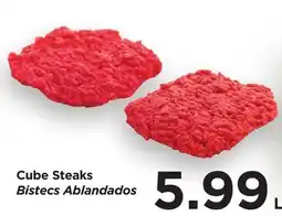 Food 4 Less Cube Steaks offer
