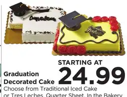 Food 4 Less Graduation Decorated Cake offer