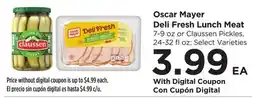 Food 4 Less Oscar Mayer Deli Fresh Lunch Meat offer